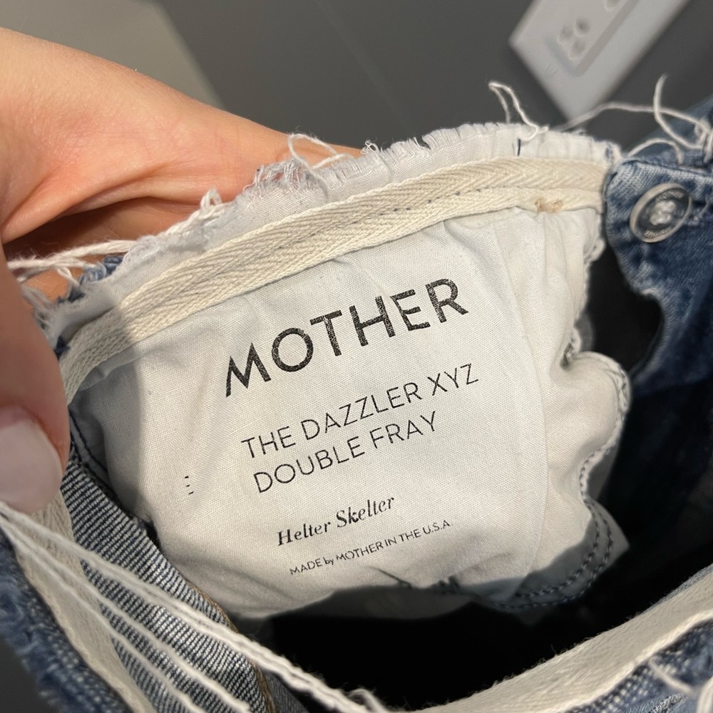 MOTHER Denim Jeans - The Dazzler XYZ Double Fray - Picture 5 of 6